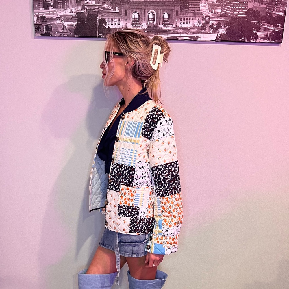 Colorful Patchwork Jacket - image 7